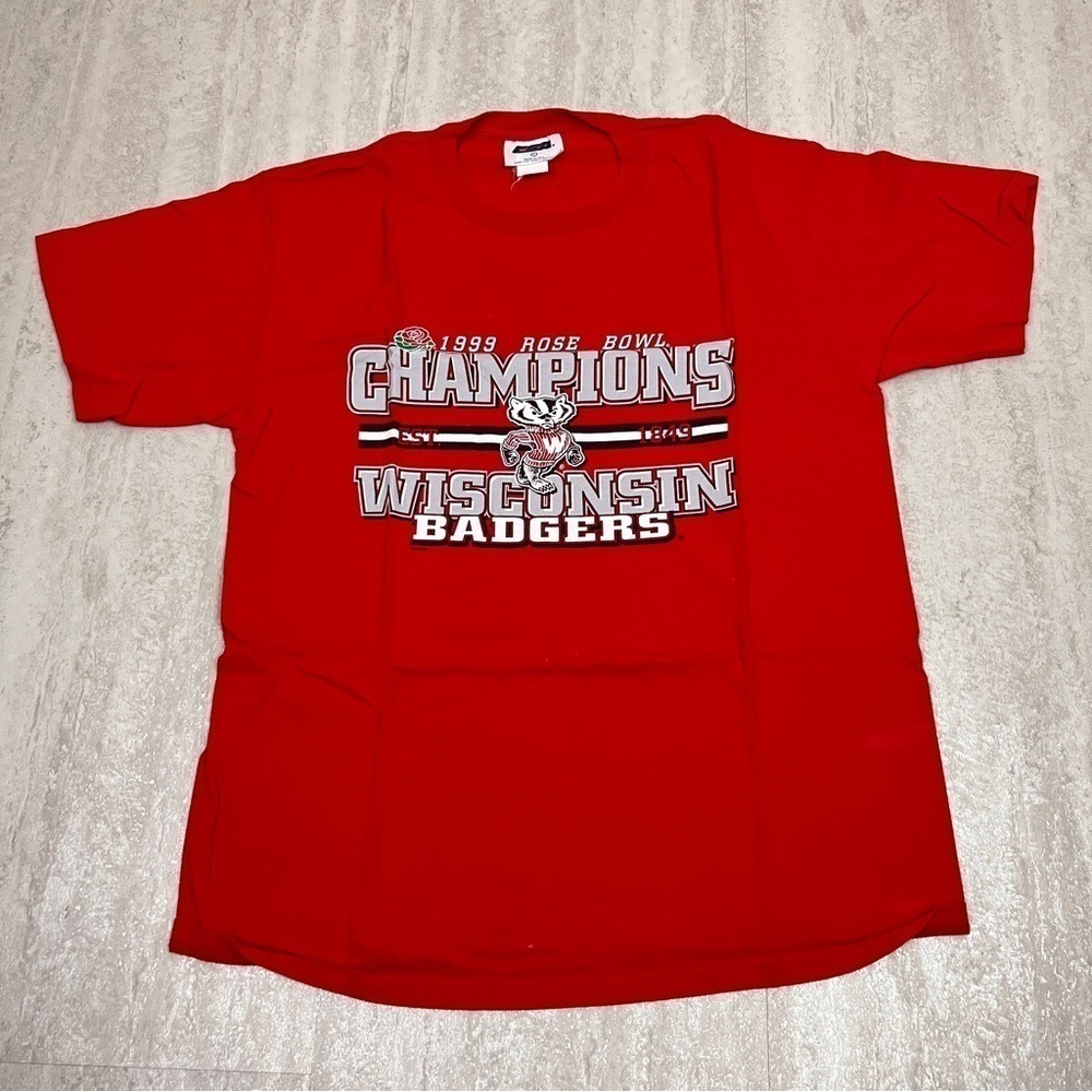 Vintage Wisconsin Badgers 1999 Rose Bowl champions tee shirt